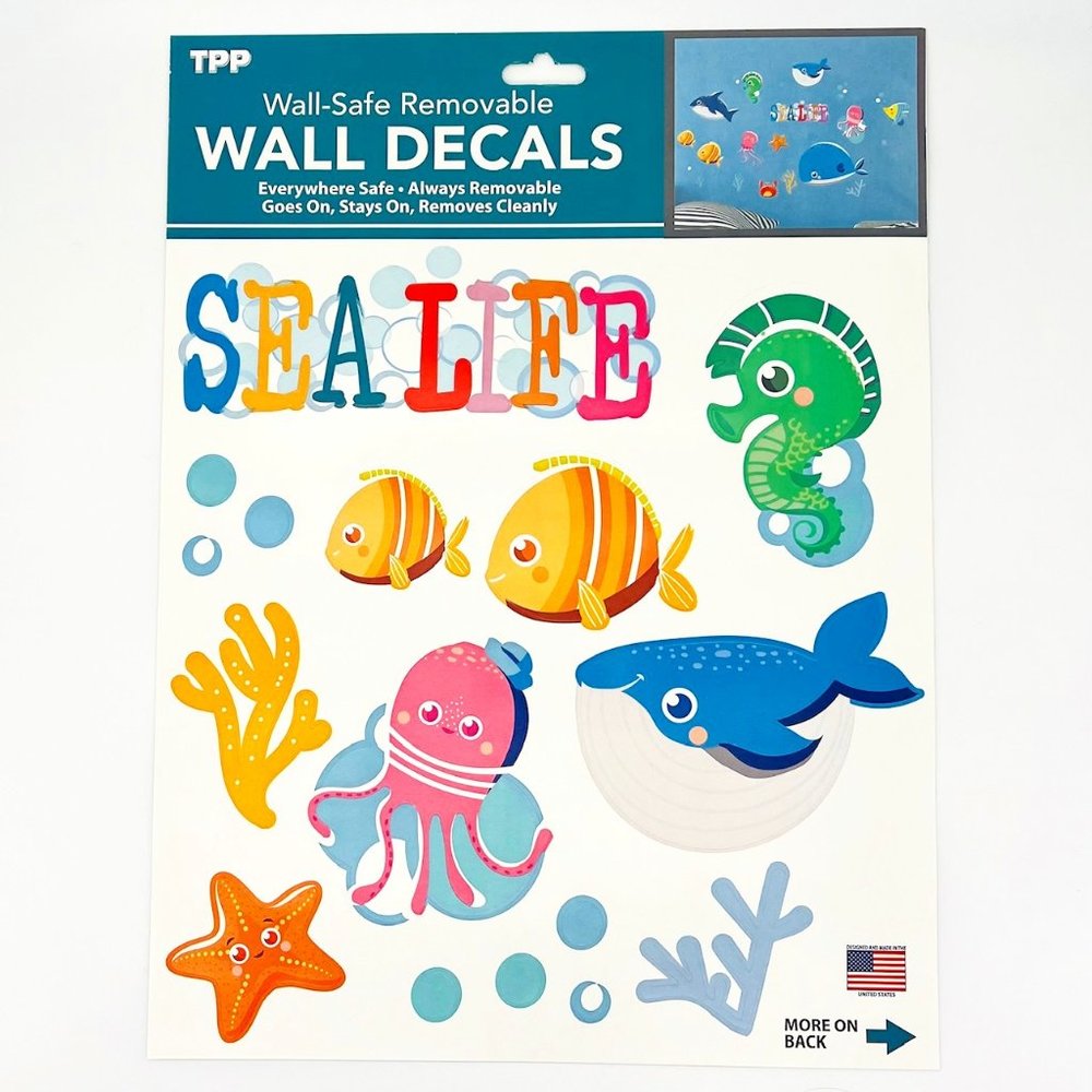 5/$25 Wall Decals: Sea Life